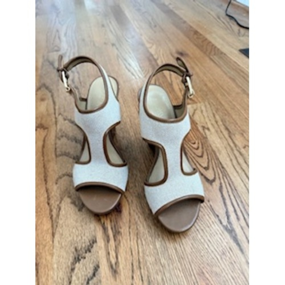 Michael Kors Wedge Sandals Womens 7.5